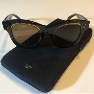 Celine Havana Frame Brown Shaded Lens Sunglasses